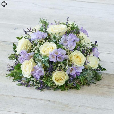 White Rose and Freesia Posy