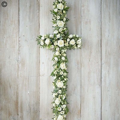 White and Green Cross