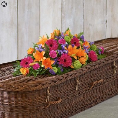 Vibrant Casket Spray