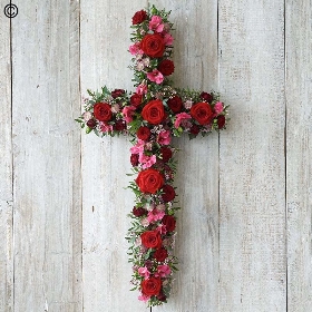 Red and Pink Cross