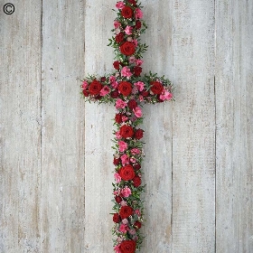 Red and Pink Cross